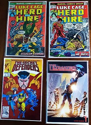 Buy 4 Comic Lot   Hero For Hire  The Ultimates  The Secret Defenders  Mid-High Grade • 22.08£
