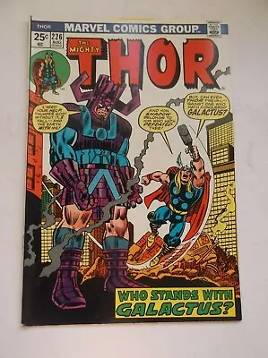 Buy Marvel: The Mighty Thor #226, 2nd Firelord, Galactus/hercules/ego, 1974, Vf+!!! • 79.02£