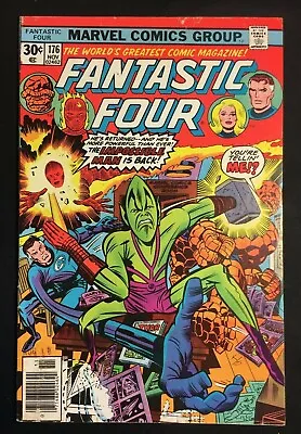 Buy Fantastic Four 176 Key Cameo Stan Lee Jack Kirby V 1 Doctor Doom Thing Avengers • 11.07£