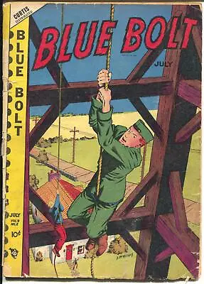 Buy Blue Bolt Vol.9 #2 1948-Novelty-Al Mc Williams Cover Art-Sgt Spook-G • 30.24£