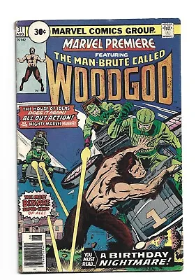 Buy Marvel Premiere #31, VG 4.0, 30 Cent Variant And 25 Cent Issue; 1st Woodgod • 21.72£
