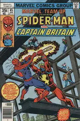 Buy Marvel Team-Up #65 FN; Marvel | Spider-Man Captain Britain - We Combine Shipping • 81.99£