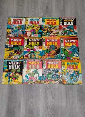 Buy X12 Hulk Marvel 1976 Comic Bundle 164 165 176 178 179 181 182 183 184 185 186 + • 27.50£