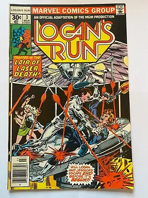 Buy LOGAN'S RUN #3   Cents Price    Marvel Comics 1977 VF- • 7.95£