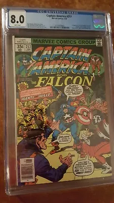 Buy Captain America #217 Marvel CGC 8.0 Marvel Man/Quasar  1st Appearance • 72.32£