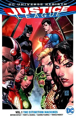Buy Justice League Vol 1 The Extinction Machines Tpb Rebirth Dc Comics New Nm • 4.98£