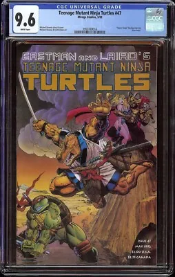 Buy Teenage Mutant Ninja Turtles # 47 CGC 9.6 White (Mirage, 1992) Space Usagi Story • 139.92£