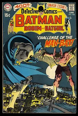 Buy Detective Comics #400 FN/VF 7.0 1st Man-Bat! Neal Adams Cover! DC Comics 1970 • 300.54£