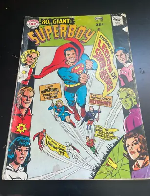 Buy DCC: SuperBoy Supergirl Super-Pets Ultra-Boy Giant #147 GOOD /VG May-June 1968 • 11.11£