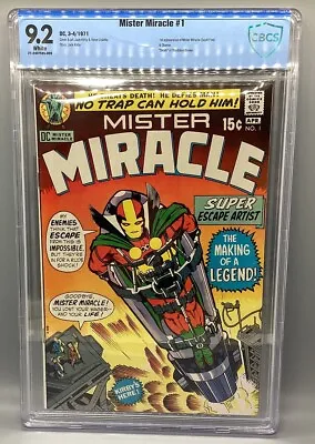 Buy Mister Miracle #1 - DC - 1971 - CBCS 9.2 - 1st App Of Mister Miracle • 439.73£