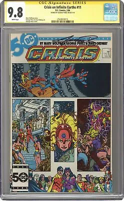 Buy Crisis On Infinite Earths #11 CGC 9.8 SS Perez 1986 2504916015 • 336.42£