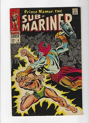 Buy Sub-Mariner #4 1968 Series Marvel Silver Age • 30.03£