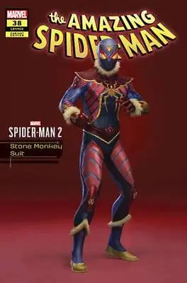 Buy AMAZING SPIDER-MAN #38 STONE MONKEY SUIT VARIANT (Marvel 2023) Comic • 4.45£