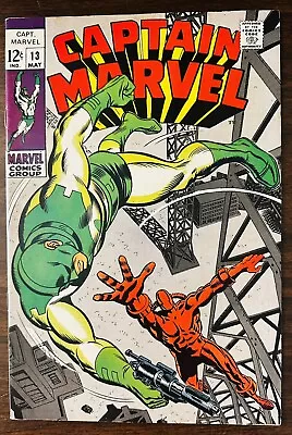 Buy Captain Marvel #13 9.0 1969 Marvel Comics Look At The Pictures!! • 47.96£