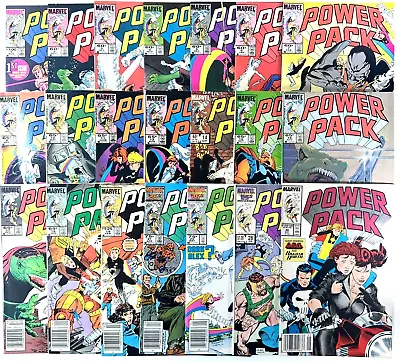 Buy Power Pack Comic Book Lot 21 Issues Marvel Comics 1984 Louise Simonson VG To VF+ • 64.52£
