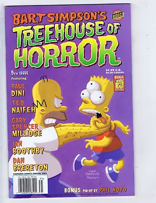 Buy Bart Simpson's Treehouse Of Horror # 9 Bongo Pub 2003 Ring Around The Simpsons ! • 17.39£