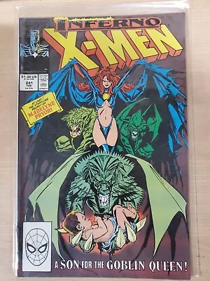 Buy Uncanny X Men 241 Marvel Comics 1989 Origin Of Madelyne Pryor Goblin Queen • 7.87£