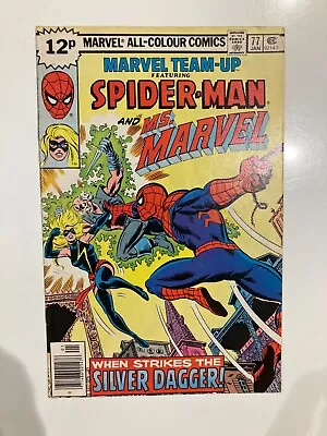 Buy Marvel Team-Up 77 1979 Very Good Condition Spider-Man & Ms Marvel • 4.50£