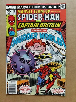 Buy Marvel Team-Up 66 Captain Britain & 1st Full Arcade FN Midgrade Byrne Art • 11.99£