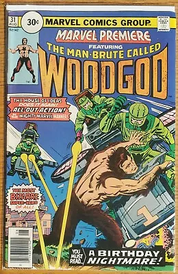 Buy Marvel Premiere #31 Man-Brute Woodgod 30 Cent Variant  Rare 1st app Newsstand • 32.02£