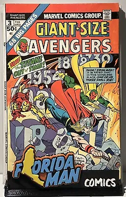 Buy Giant-Size Avengers #3 VG 4.0 Gladiator MVS Intact, Immortus Origin, Marvel 1975 • 7.11£