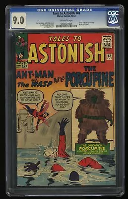 Buy Tales To Astonish #48 CGC VF/NM 9.0 1st Appearance Porcupine! Jack Kirby! • 400.95£