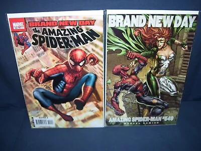 Buy The Amazing Spider-Man #549 With Variant Marvel Comics 2008 Brand New Day • 19.76£
