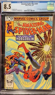 Buy Amazing Spider-Man 239 CGC  8.5  VF+   White Pages • 56.29£