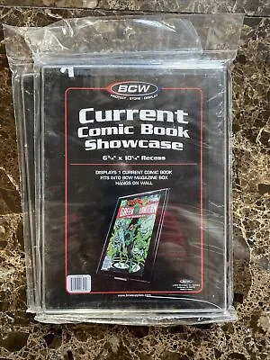 Buy BCW Wall Display Frame For 1 Current Modern Comic Book Showcase 6.75x10.25 NEW • 11.39£