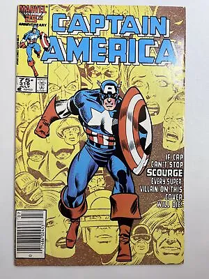 Buy Captain America #319 (1986) Origin Of Diamondback In 9.4 Near Mint • 8.03£