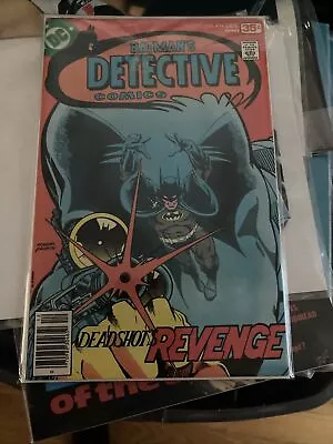 Buy DETECTIVE COMICS (Batman) #474 - December 1977 - 1st Modern Deadshot Rare Comic • 32.17£