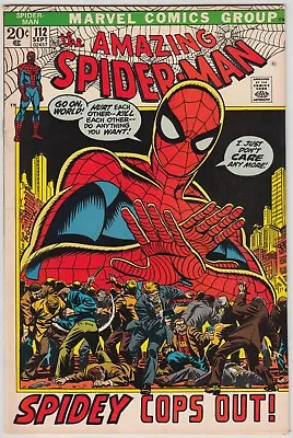 Buy Amazing Spider-man #112, Marvel Comics 1972, Vf/vf+ Condition • 43.45£