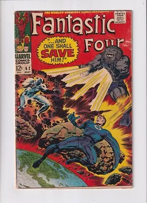 Buy Fantastic Four (1961) #  62 (3.0-GVG) (2024428) 1st Blastaar 1967 • 20.25£