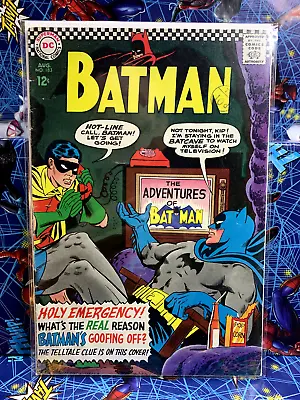 Buy BATMAN #183 AUGUST 1966 2ND APP POISON IVY DC COMICS Vintage Silver Age • 55£