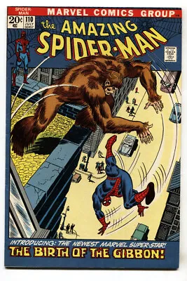 Buy Amazing Spider-Man #110--1972--1st Gibbon--comic Book--VF • 86.93£