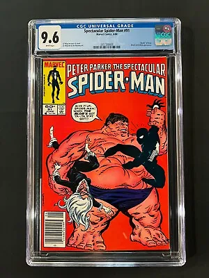 Buy Spectacular Spider-Men #91 CGC 9.6 (1984) - Newsstand - Black Cat, & Blob App • 78.84£