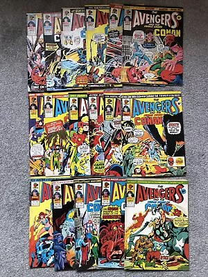 Buy Bronze Age Marvel UK , 17 Avengers  & Conan Comics Issues 131 - 148. Missing 142 • 21£
