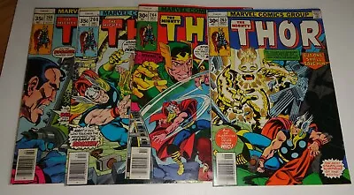 Buy Thor #263,264,266,268  F/vf  1977 • 26.69£