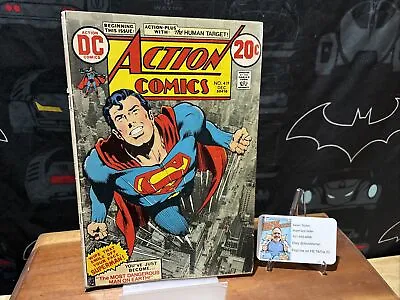 Buy Action Comics #419  | 1st Human Target! | Neal Adams Cover | DC 1970 • 41£