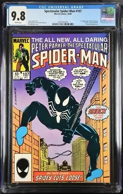 Buy Spectacular Spider-man #107 (1985) CGC 9.8 WHITE! 1st Appearance Of Sin Eater!! • 103.93£