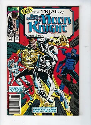 Buy Marc Spector Moon Knight # 15 Marvel Comics The Trial Part 1 June 1990 FN/VF • 4.95£