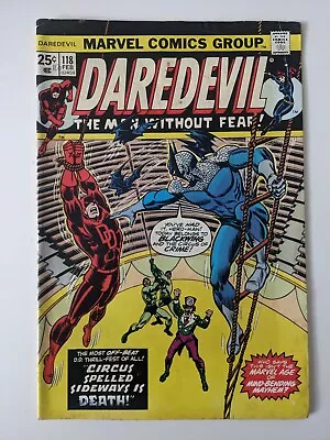 Buy Daredevil #118 Marvel Comics Feb 1975  1st App Blackwing, Son Of Silvermane • 5£