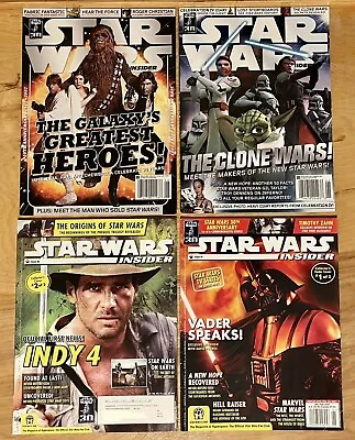Buy Star Wars Insider Magazine Issues 88, 89, 91 & 92 See Description For Details… • 40.54£