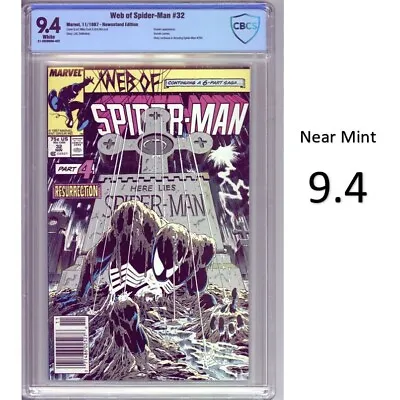 Buy Web Of Spider-man #32 - Key Last Hunt Story Arc - CBCS 9.4, Newsstand - New Slab • 156.95£