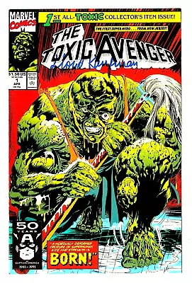 Buy The Toxic Avenger #1 Signed By Lloyd Kaufman Marvel Comics • 118.26£