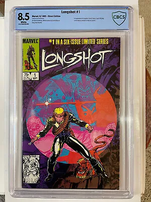 Buy Longshot #1 (1985) Marvel CBCS 8.5 Wh,Pgs 1st App Longshot & Spiral ~A.Adams Art • 45.20£