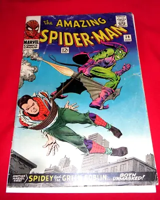 Buy Amazing Spider-man #39 Marvel Comics Silver Age August 1966 Classic Green Goblin • 219.99£