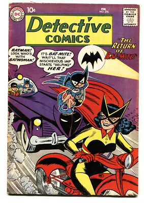 Buy DETECTIVE COMICS #276 BATMAN BATWOMAN MOTORCYCLE-1960 Comic Book Vg+ • 239.86£