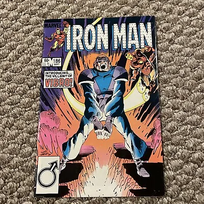 Buy Invincible Iron Man #186 Collectible Vibro Villain Marvel • 8.10£