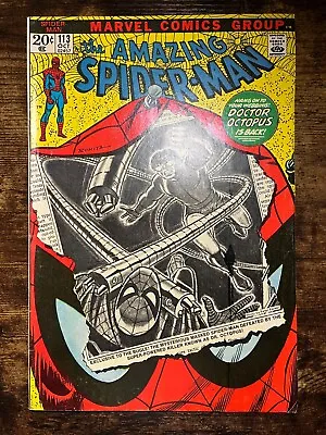 Buy Amazing Spider-Man #113, Marvel 1972, FN Condition, 1st Hammerhead • 59.37£